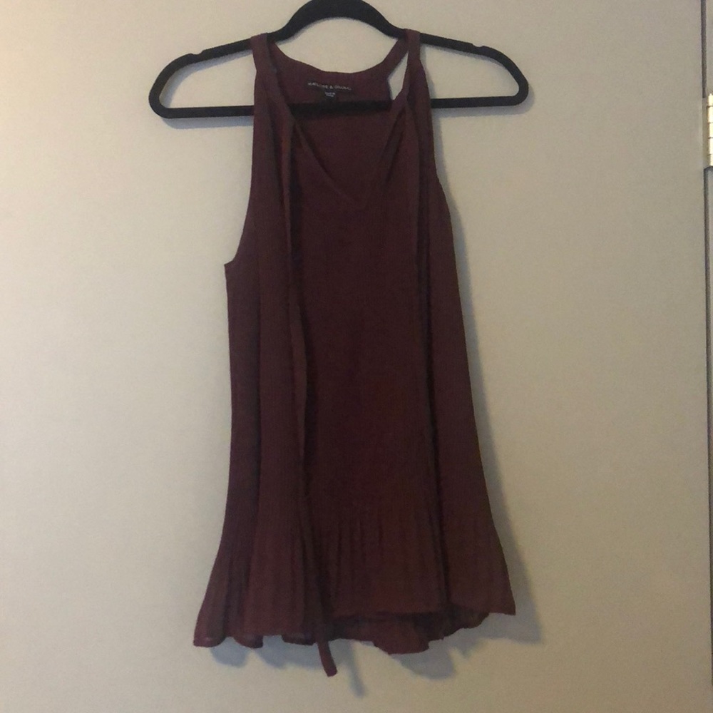 Tank top blouse